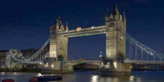 Tower bridge at night