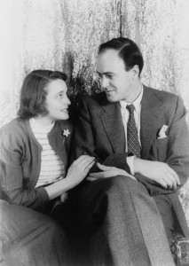 Roald Dahl with his wife Patricia Neal - Roald Dahl Facts For Kids